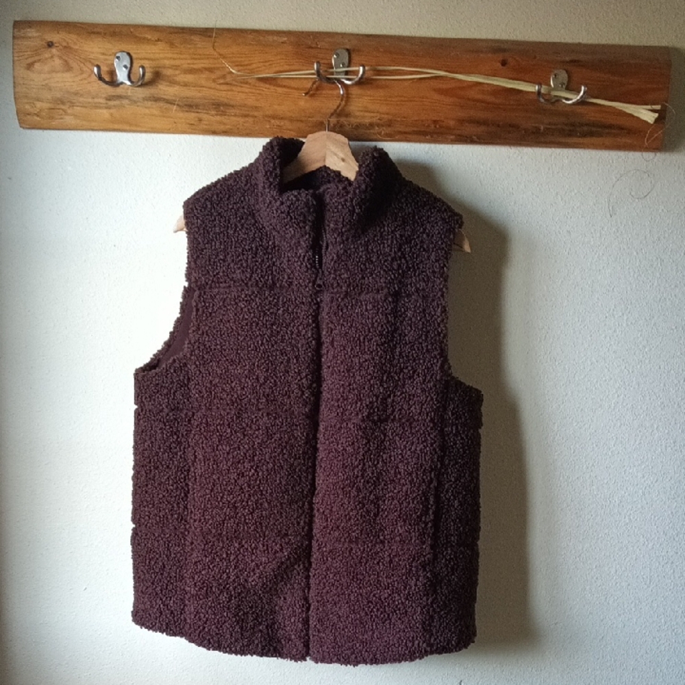 Gentle Fawn Brown Fleece Vest